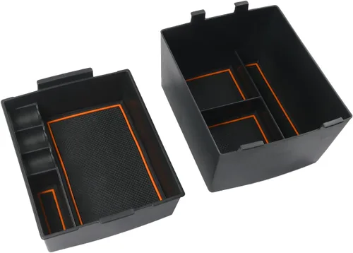 Miniatura 10 de SHAOHAO para Ford Maverick 2024 2025 Organizador de Consola Central, Compatible con Accesorios Ford Maverick 2022 2023 2024 2025 XL, XLT, Lariat