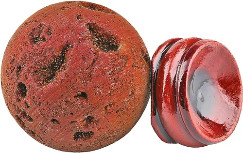 Miniatura 4 de Nupuyai Esfera de ágata de geoda druzy revestida de titanio con soporte de madera, bola de cuarzo de cristal de energía curativa para decoración