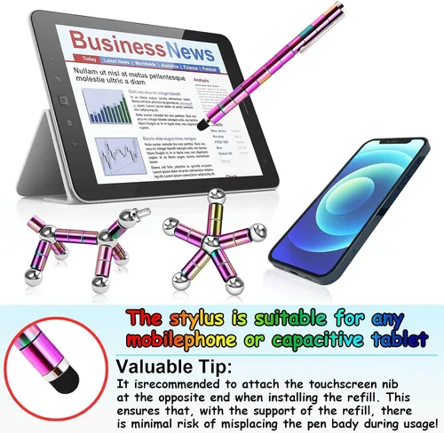 Miniatura 5 de TYJHAFN Regalos de Bolígrafo Fidget para Novio - Novedosos Rellenos de Calcetín Navideño para Hombres Mujeres Adultos, Bolígrafos Gadgets Geniales