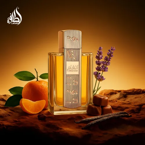 Miniatura 4 de Lattafa Angham - Perfume de cítricos, lavanda, almizcle, ámbar y vainilla - Eau de Parfum de larga duración para unisex, 3.40 onzas / 100 ml