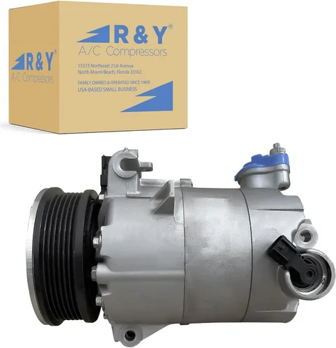 RYC - Nuevo compresor de CA y embrague de A/C AFH354 (se adapta a Land Rover Range Rover Evoque 2.0L 2016, 2017, 2018, 2019; compatible con Land