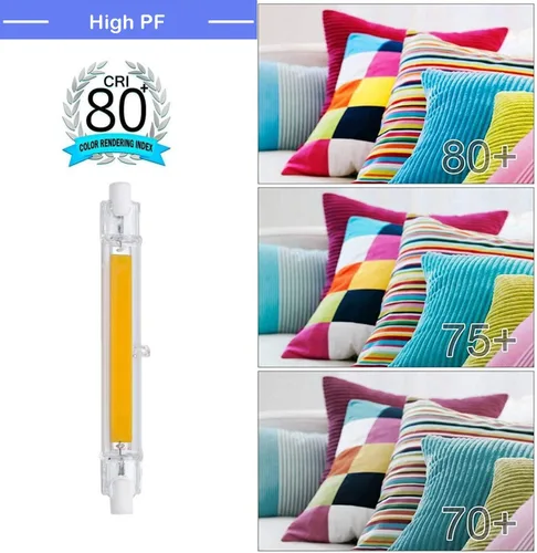 Miniatura 3 de Bombilla LED R7S blanca de 4.646 in/4.65 pulgadas, 15 W, 6000 K, R7S (paquete de 3) 110 V, T3 J, reemplazo de bombilla halógena de 150 W