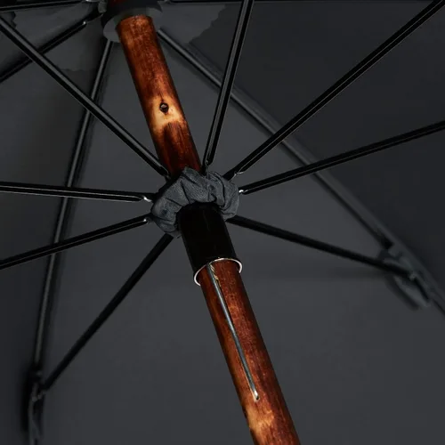 Miniatura 7 de The London Umbrella - Hecho a partir de una sola pieza de castaño inglés - Negro