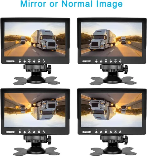 Miniatura 6 de Kit de monitor de cámara de respaldo para camión, vehículo resistente, impermeable, visión nocturna, gran angular, cámara de cabina de visión