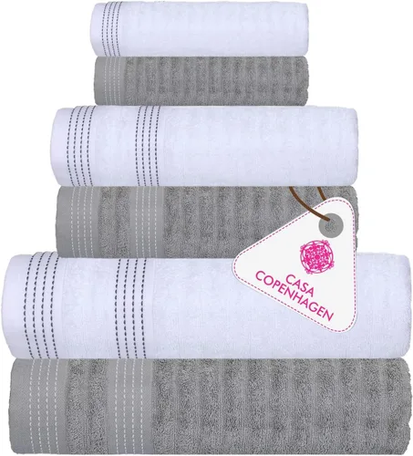 Miniatura 34 de CASA COPENHAGEN Prime Bar - Paquete de 12 toallas de 15 x 19 pulgadas, 100% algodón, altamente absorbentes y duraderas, toallas de cocina multiusos