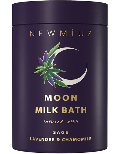 Remojo de baño de leche lunar de salvia limpiadora - Lavanda Manzanilla - Hidrata y suaviza la piel Alivio espiritual del estrés Regalos para