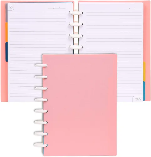 Miniatura 84 de Talia - Cuadernos de notas con tapas, planificador, personalizables, (Azul de Verano, Junior (5.5 pulgadas x 8.5 pulgadas)) Azul verano
