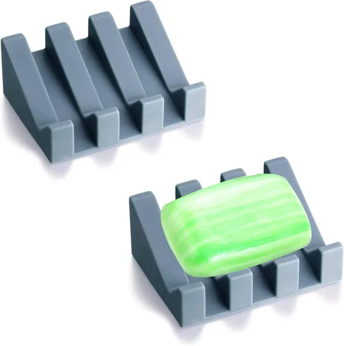 Miniatura 32 de Jabonera, soporte para pastilla de jabón para ducha, para baño, cocina, bañera, fácil de limpiar, mantiene el jabón seco, extiende la vida del jabón