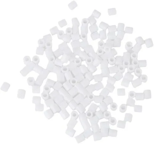 Smilestyle 1000 unidades/paquete de 0.102 in Hama/Perler cuentas blancas para niños DIY fabricación a mano gran diversión multicolor