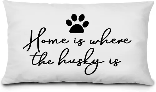 Miniatura 5 de KEUSPI Funda de almohada Golden Retriever, regalos para mujeres, perros y madres, Home is Where The Golden is Decor Funda de almohada de 18 x 18