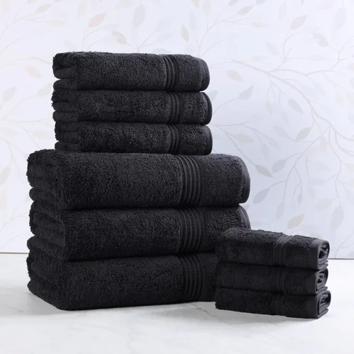 Miniatura 155 de Superior - Juego de 8 toallas de mano de algodón egipcio, toallas básicas de secado rápido, toallas pequeñas absorbentes, faciales, spa, cocina