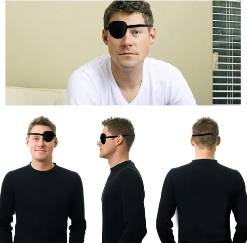 Miniatura 7 de Abnaok 5 parches para los ojos, parches súper suaves, parche médico ajustable para adultos y niños, parches para ojos perezosos para ambliopía