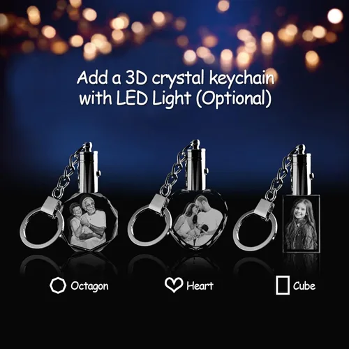 Miniatura 3 de Foto de cristal 3D personalizada, regalos conmemorativos para perros y gatos personalizados para dueños de mascotas. Caja de regalo incluida, foto