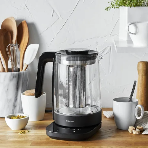 Miniatura 4 de Tetera de vidrio ZWILLING Enfinigy, tetera de té, color negro