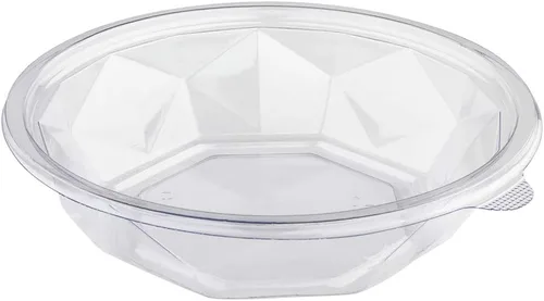 Miniatura 2 de Restaurantware Basic Nature - Recipientes de plástico desechables de 12 onzas, 500 cuencos de plástico para ensaladas, tapas se venden por separado