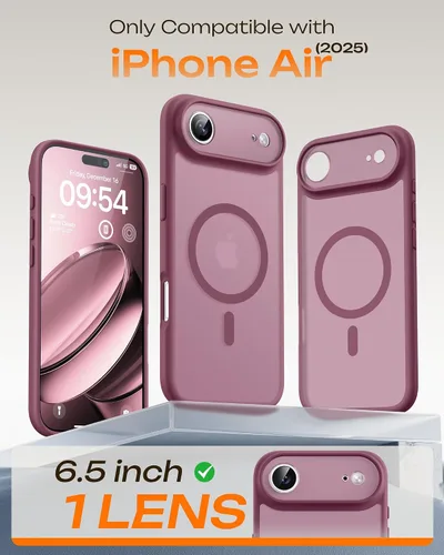 Miniatura 898 de TOCOL Funda para iPhone 11, compatible con Magsafe, protección completa de cámara, imanes integrados, protección contra caídas, funda translúcida