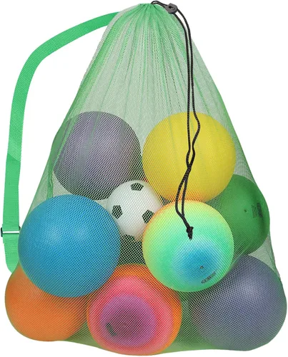 Miniatura 26 de GSE Games & Sports Expert 24x36/30x40 X-Large Mesh Sports Equipment Drawstring Bag for Soccers, Basketballs, Footballs