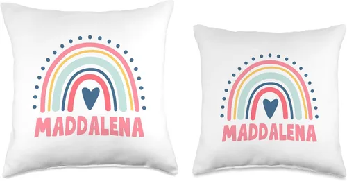 Miniatura 3 de Idea Regalo Personalizzata con Nome Gifts Idea Maddalena Name Custom Woman Myth Legend - Almohada para fiesta de cumpleaños, 16 x 16 pulgadas