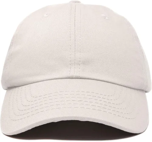 Miniatura 68 de DALIX Gorra de béisbol para papá, lisa, para hombre, mujer, algodón, ajustable, en blanco, sin estructurar, suave