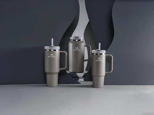 Miniatura 7 de Stanley Quencher H2.0 - Vaso de acero inoxidable con asa, pajilla y tapa FlowState giratoria de 3 posiciones; aislamiento térmico, sin BPA; apto