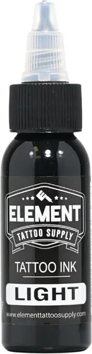 Miniatura 26 de Element Tattoo Supply - Tinta de tatuaje negra prémium - Tinta de tatuaje profesional y suministros para contorno, sombreado y mezcla - Tinta