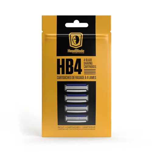 Miniatura 3 de ATX - Paquete básico de afeitado de cabeza para hombre con crema HeadSlick de 5 onzas, repuestos de cuchilla y maquinilla de afeitar