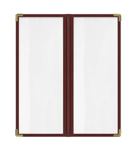 Miniatura 48 de Goodsmart - Fundas para menú de restaurante, paquete de 25 unidades, color negro, 2 vistas, soportes para menú de carga superior, cubiertas