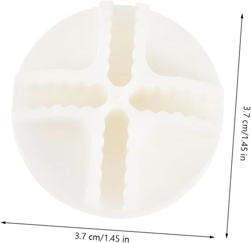 Miniatura 2 de Zerodeko Paquete de 20 conectores de plástico ABS para cubos de almacenamiento modulares, conectores de almacenamiento de cubos de alambre, Blanco