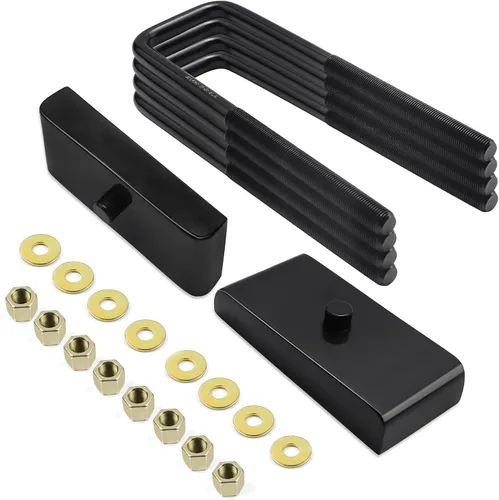 AUTOPTIM Kit de Bloque de Elevación Niveladora de 1 Pulgada Trasero - Reemplazo para Silverado 1500 2007-2024, Sierra 1500 2007-2023, Espaciadores
