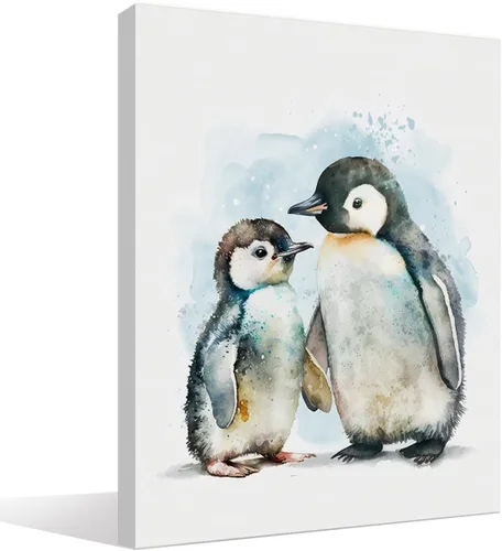 Miniatura 13 de Baby Seal - Arte de pared de animales árticos, decoración de guardería para bebé, niño, habitación de niños, 11 x 14 pulgadas Sello para bebé