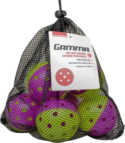 Miniatura 2 de Gamma Bolas de pickleball de entrenamiento de dos tonos, pelotas de pickleball de alta visibilidad para exteriores, ideales para todos los niveles