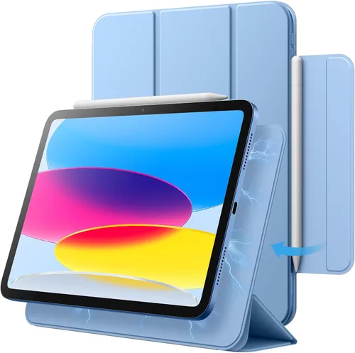 Miniatura 12 de JETech Funda magnética para iPad (A16) de 11ª/10ª generación (2025/2022), accesorio magnético, funda delgada para tableta con encendido y apagado