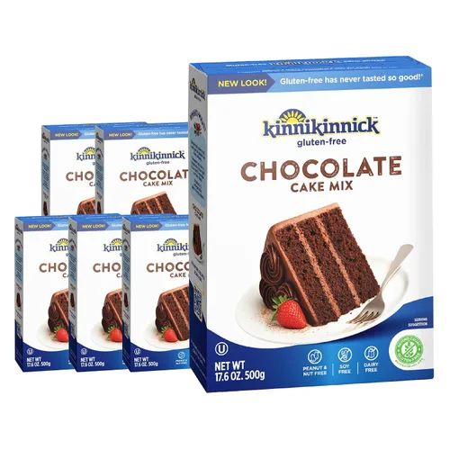 Miniatura 14 de Kinnikinnick - Mezcla de pastel de Angel Food - Mezcla de pastel sin gluten, apta para alérgicos - Cajas de 15.9 onzas - Paquete de 6