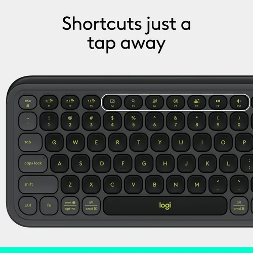 Miniatura 9 de Logitech POP ICON Keys Teclado Bluetooth inalámbrico, escritura cómoda, teclas programables, fácil de cambiar entre hasta 3 dispositivos