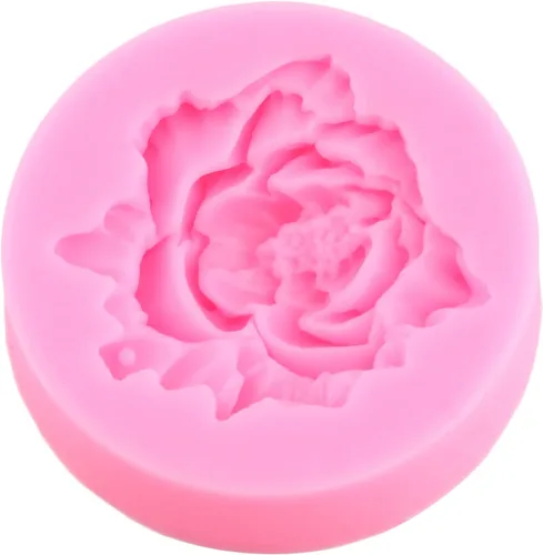 Miniatura 9 de Molde de silicona para fondant de flores de peonía para decoración de tartas de chocolate, caramelo, polimérico, vela, jabón, goma de mascar, juego