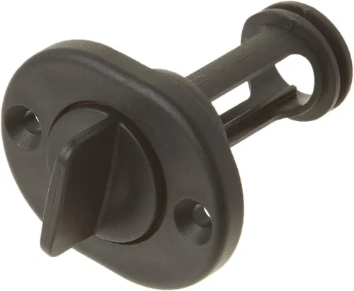 T-H Marine Tapón de drenaje Tapón de drenaje tipo tornillo de retención Se adapta a orificio de 1 pulgada Polipropileno con junta tórica