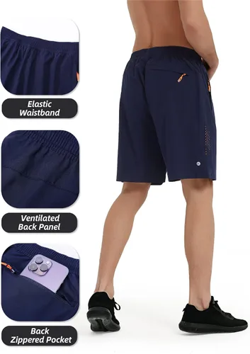 Miniatura 4 de HIFEOS Pantalones cortos deportivos para hombre, pantalones cortos de entrenamiento para correr, tenis, gimnasio, 5, 7, 9 pulgadas, cómodos
