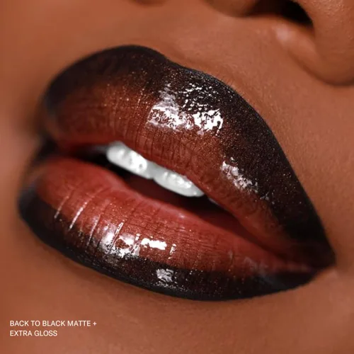 Miniatura 8 de The Lip Bar - Lápiz labial líquido mate sin parar, Volver a lo negro (negro) - Alto pigmento - Una pasada - De larga duración - Aceite de jojoba