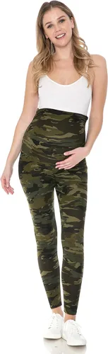 Miniatura 7 de Leggings Depot - Leggings de maternidad para mujer, sobre el vientre, mallas de yoga casuales para embarazo