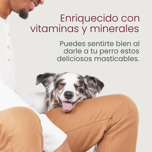 Miniatura 4 de SmartBones Mini huesos con pollo real, 56 unidades, masticables sin piel cruda para perros