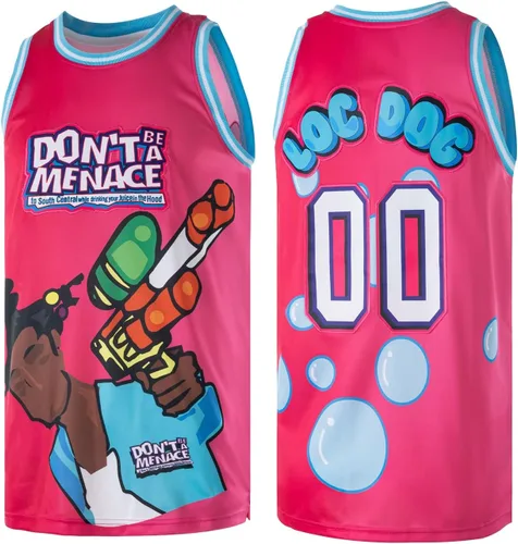 Don't BE A Menace - Camiseta de baloncesto para hombre #00, sin mangas, hip hop, 90, camisetas deportivas cosidas