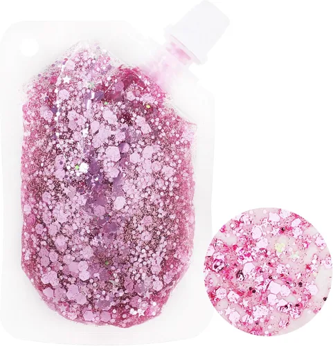 Miniatura 14 de MEICOLY Purpurina facial de Navidad, purpurina navideña para el cabello para niños y mujeres, regalos de relleno de calcetines, maquillaje