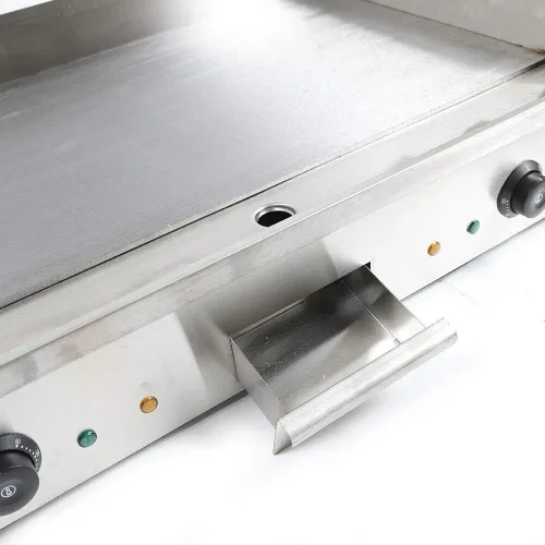 Miniatura 8 de Parrilla comercial, 3000 W, 110 V, plancha eléctrica comercial para encimera, plancha de hierro inoxidable, placa caliente para barbacoa, 122.0 °F a