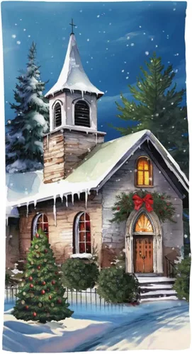 Miniatura 8 de Briarwood Lane Toalla de mano de algodón de muñeco de nieve a