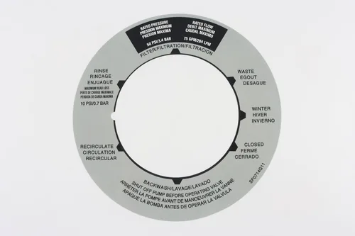 Miniatura 4 de Adhesivo de repuesto para válvula de filtro de arena compatible con SPX0714G (paquete de 6)