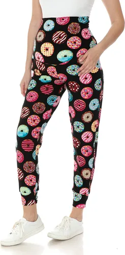 Miniatura 117 de Leggings Depot Pantalones de maternidad para mujer, sobre el vientre, pantalones deportivos casuales para descansar