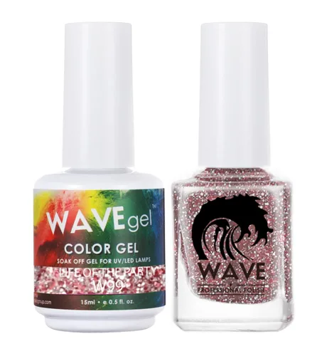 Miniatura 134 de WAVEGEL - Juego dúo de gel y esmalte de uñas a juego - Colección Simplicity - #P109 Blizzard I 0.5 onzas