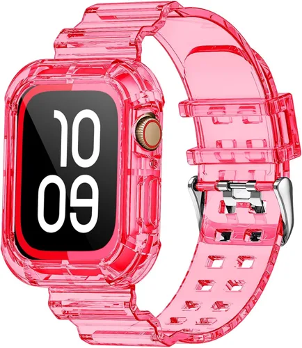 Miniatura 9 de NotoCity - Bandas transparentes para Apple Watch de 38 mm, 40 mm, 41 mm con estuche protector resistente transparente, compatible con Series 9, 8