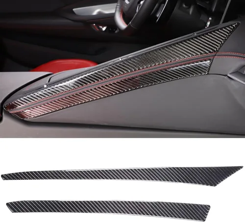 Miniatura 21 de TOYCIDFG Caja de almacenamiento para panel de palanca de cambios de consola central de automóvil, cubierta lateral para Chevrolet Corvette C8 Z06