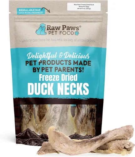 Miniatura 7 de Raw Paws Cuellos de pollo liofilizados para perros y gatos (4 onzas) – Fabricado en Estados Unidos – Golosinas crudas liofilizadas para perros